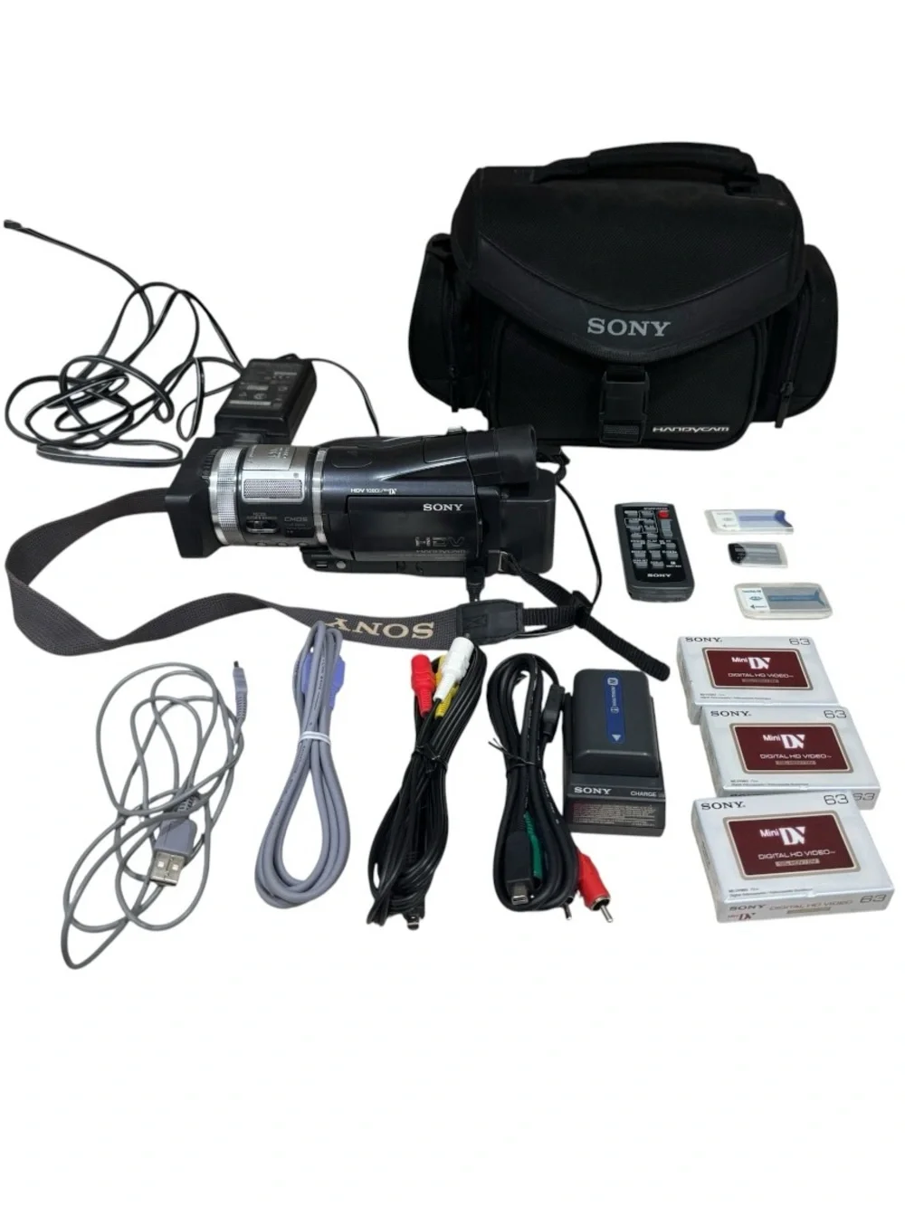 Vtg Sony Handycam HDR-HCI Camcorder